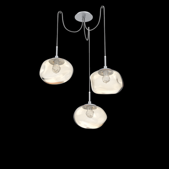 Nova Round 3pc Swag Multi-Pendant (LED) (1289|SCB0068-03-CS-FA-C01-L1)