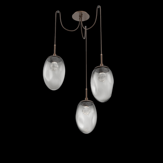 Meteo Round 3pc Swag Multi-Pendant (LED) (1289|SCB0067-03-BB-ZS-C01-L3)
