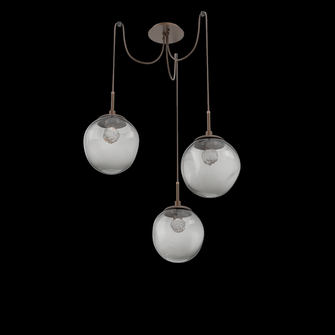 Aster Round 3pc Swag Multi-Pendant (LED) (1289|SCB0066-03-BB-FS-C01-L3)