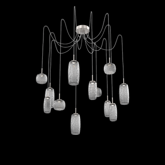 Vessel Round 12pc Swag Multi-Pendant (1289|SCB0091-12-BS-S-C01-L1)