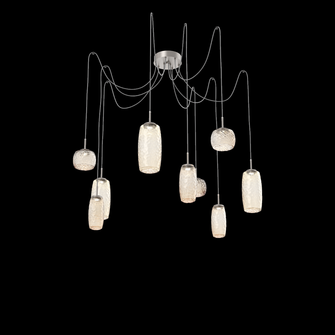 Vessel Round 9pc Swag Multi-Pendant (1289|SCB0091-09-BS-A-C01-L3)