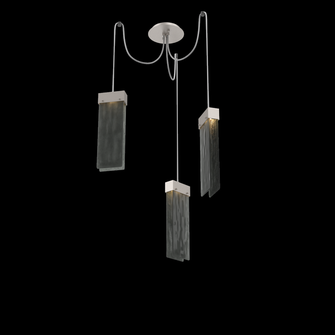 Parallel Round 3pc Swag Multi-Pendant (1289|SCB0042-03-BS-SG-C01-L3)