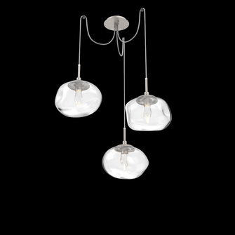 Nova Round 3pc Swag Multi-Pendant (LED) (1289|SCB0068-03-BS-GC-C01-L1)