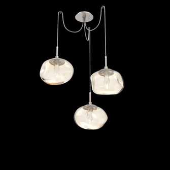 Nova Round 3pc Swag Multi-Pendant (LED) (1289|SCB0068-03-BS-GA-C01-L1)