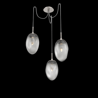 Meteo Round 3pc Swag Multi-Pendant (LED) (1289|SCB0067-03-BS-GS-C01-L3)