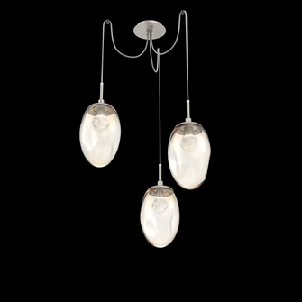 Meteo Round 3pc Swag Multi-Pendant (LED) (1289|SCB0067-03-BS-ZA-C01-L1)