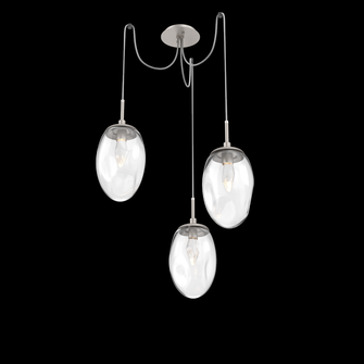 Meteo Round 3pc Swag Multi-Pendant (LED) (1289|SCB0067-03-BS-GC-C01-L3)