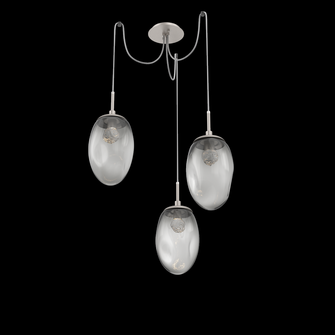 Meteo Round 3pc Swag Multi-Pendant (LED) (1289|SCB0067-03-BS-FS-C01-L1)