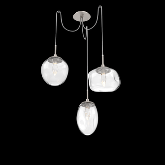 Cosmos Round 3pc Swag Multi-Pendant (LED) (1289|SCB0069-03-BS-GC-C01-L3)