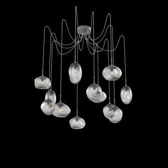 Cosmos Round 12pc Swag Multi-Pendant (Bulb) (1289|SCB0065-12-GP-S-C01-E2)