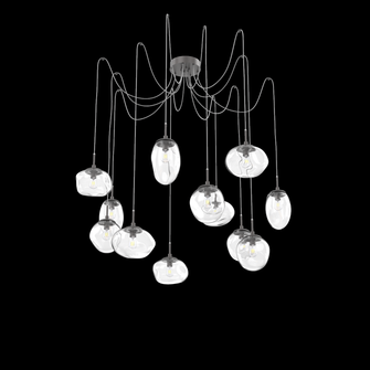 Cosmos Round 12pc Swag Multi-Pendant (Bulb) (1289|SCB0065-12-GP-C-C01-E2)