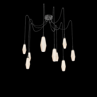 Aalto Round 9pc Swag Multi-Pendant (1289|SCB0049-09-MB-RA-C01-L1)