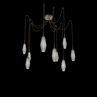 Aalto Round 9pc Swag Multi-Pendant (1289|SCB0049-09-BB-RS-C01-L3)