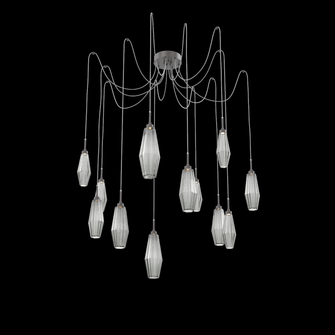 Aalto Round 12pc Swag Multi-Pendant (1289|SCB0049-12-GP-RS-C01-L3)