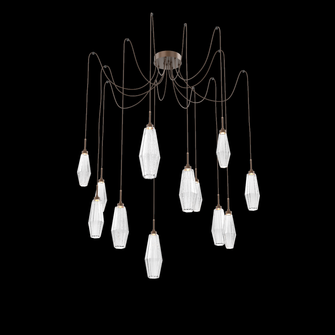 Aalto Round 12pc Swag Multi-Pendant (1289|SCB0049-12-BB-RC-C01-L1)