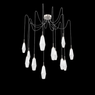 Aalto Round 12pc Swag Multi-Pendant (1289|SCB0049-12-BS-RC-C01-L3)