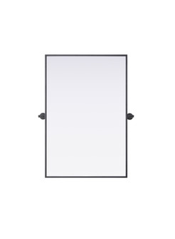 Amoura 24x36 Pivot Mirror in Black (758|MR6H2436BLK)