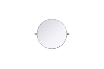 Metal Frame Round Mirror D24'' Silver (758|MR6G24SIL)