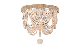 Jolie 12 inch Beaded Flush mount in Antique White (758|LD306F12WH)