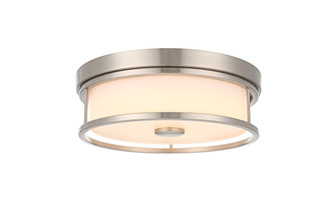 Kolson 12 inch LED Flush Mount in Polished Nickel (758|LD305F12PN)