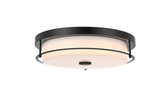 Kolson 16 inch LED Flush Mount in Black (758|LD304F16BK)