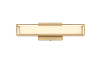 Aden 16 inch LED Wall Sconce in Satin Gold (758|LD301W16SG)