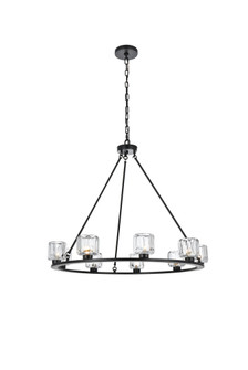 Cadence 36 inch Chandelier in Black (758|5100D36BK)