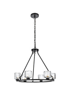 Cadence 26 inch Chandelier in Black (758|5100D26BK)