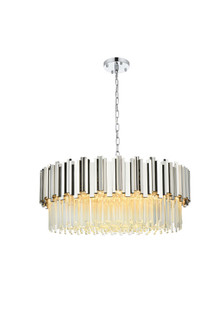 Willow 32 inch Chandelier in Chrome (758|3400D32C)