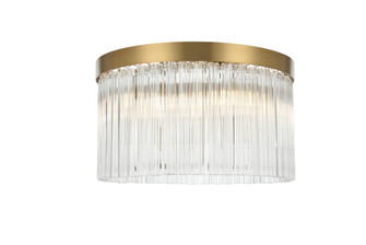Harlow 16 inch Flush Mount in Satin Gold (758|1070F16SG)