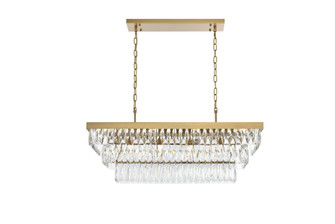 Josephine 36 inch Rectangular Chandelier in Satin Gold (758|1060G36SG)