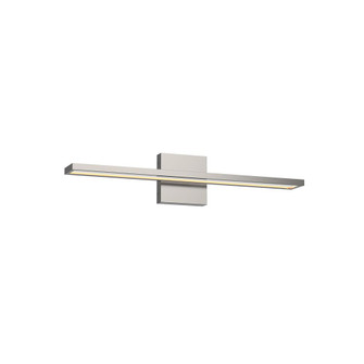 Brio 24-in Brushed Nickel Damp-Rated Dimmable LED Vanity Light (461|VL63624-BN-UNV)
