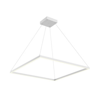 Piazza 36-in White Dimmable LED Pendant (461|PD88136-WH-UNV-010)