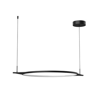 Serif 36-in Black Dimmable LED Pendant (461|PD84436-BK-UNV)