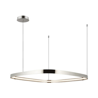 Yukon 31-in Polished Nickel LED Pendant (461|PD78031-PN-UNV)
