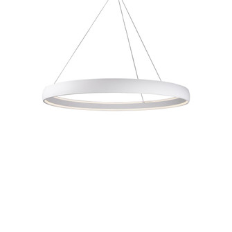 Halo 53-in White Dimmable LED Pendant (461|PD22753-WH-UNV-010)