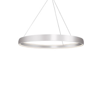 Halo 53-in Brushed Silver Dimmable LED Pendant (461|PD22753-BS-UNV-010)
