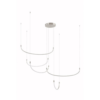 Talis 70-in Brushed Nickel LED Multi Pendant (461|MP89570-BN-UNV)