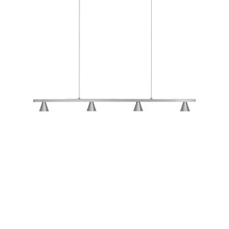 Dune 37-in Brushed Nickel Dimmable LED Linear Pendant (461|LP19937-BN-UNV)