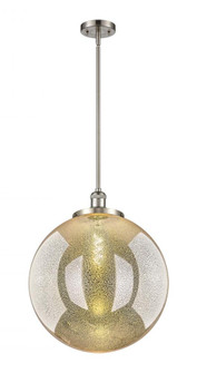 Beacon - 1 Light - 18 inch - Brushed Satin Nickel - Stem Hung - Pendant (3442|201S-SN-G208-18)