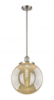 Beacon - 1 Light - 14 inch - Brushed Satin Nickel - Stem Hung - Pendant (3442|201S-SN-G208-14)