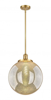 Beacon - 1 Light - 16 inch - Satin Gold - Stem Hung - Pendant (3442|201S-SG-G208-16)