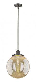 Beacon - 1 Light - 14 inch - Oil Rubbed Bronze - Stem Hung - Pendant (3442|201S-OB-G208-14)