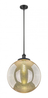 Beacon - 1 Light - 18 inch - Matte Black - Stem Hung - Pendant (3442|201S-BK-G208-18)