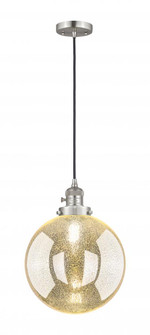 Beacon - 1 Light - 10 inch - Brushed Satin Nickel - Cord hung - Mini Pendant (3442|201CSW-SN-G208-10)