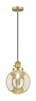 Beacon - 1 Light - 8 inch - Satin Gold - Cord hung - Mini Pendant (3442|201CSW-SG-G208-8)