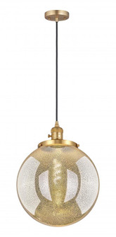 Beacon - 1 Light - 14 inch - Satin Gold - Cord hung - Mini Pendant (3442|201CSW-SG-G208-14)