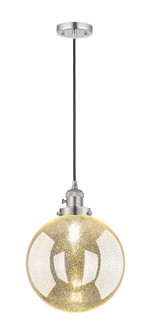 Beacon - 1 Light - 10 inch - Polished Nickel - Cord hung - Mini Pendant (3442|201CSW-PN-G208-10)