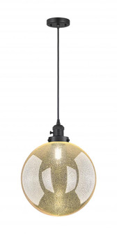 Beacon - 1 Light - 12 inch - Matte Black - Cord hung - Mini Pendant (3442|201CSW-BK-G208-12)