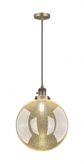 Beacon - 1 Light - 12 inch - Brushed Brass - Cord hung - Mini Pendant (3442|201CSW-BB-G208-12)